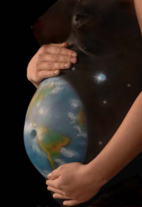 Babybauch-gro�